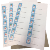 42 x Self Adhesive Gift Labels